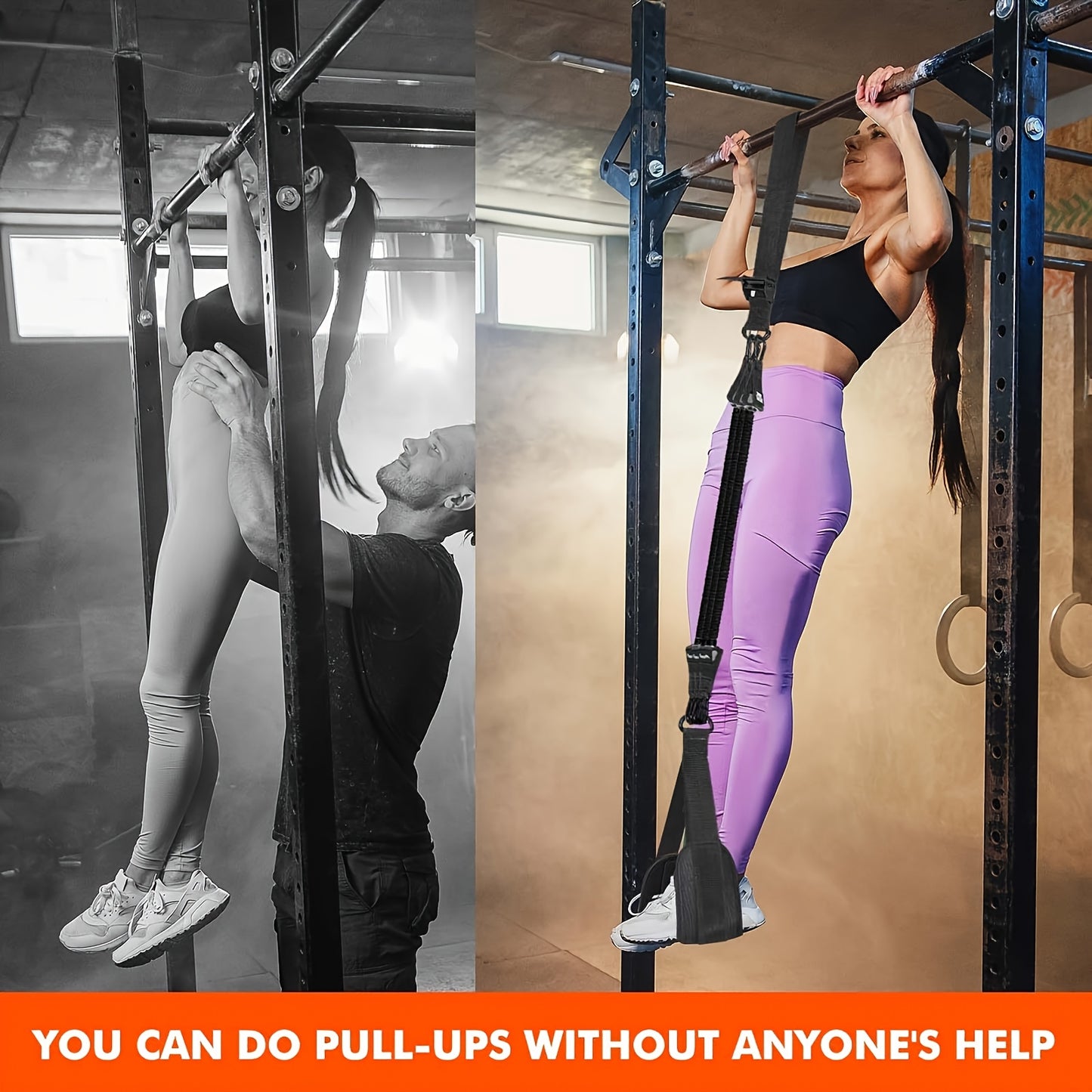 5pcs Adjustable Pull-Up Resistance Bands with Upgraded Metal Buckles, Durable Nylon Fabric for Full Body Workouts, Fit for Strength Training & Muscle Toning, Upper Body Workouts | Secure Grip Support | Heavyduty Construction, Gym Accessories