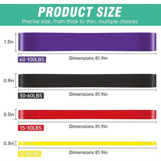 Resistance Band, Pull Up Bands, Pull Up Assistance Bands, Workout Bands, Exercise Bands, Resistance Bands Set for Legs, Working Out, Muscle Training, Physical Therapy, Shape Body, Men Women
