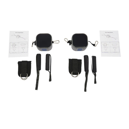 Portable Full-Body Workout Band & Pump Set with Comfort Handles - Adjustable Resistance 6.61-39.68 lbs, Durable ABS & TPE, Easy Assembly for Home & Outdoor Fitness, Includes Leg Straps & Storage Bag, Gym Accessories, Exercise Band, Compact Design