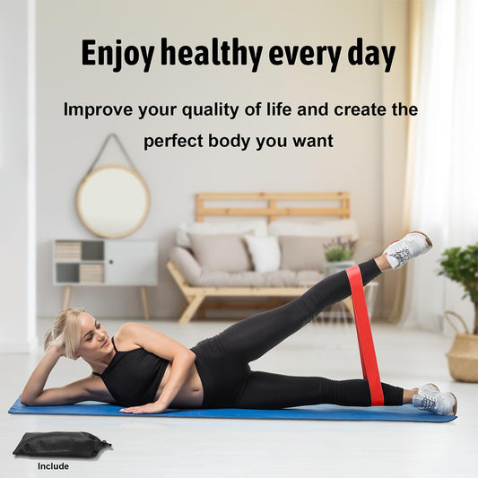 5pcs TPE Resistance Bands Set - Color-Coded Exercise Bands for Home\u002F Gym Workouts, 5-Level Strength Training with Door Anchor & Carry Bag - Stretch Bands for Physical Relax & Muscle Toning