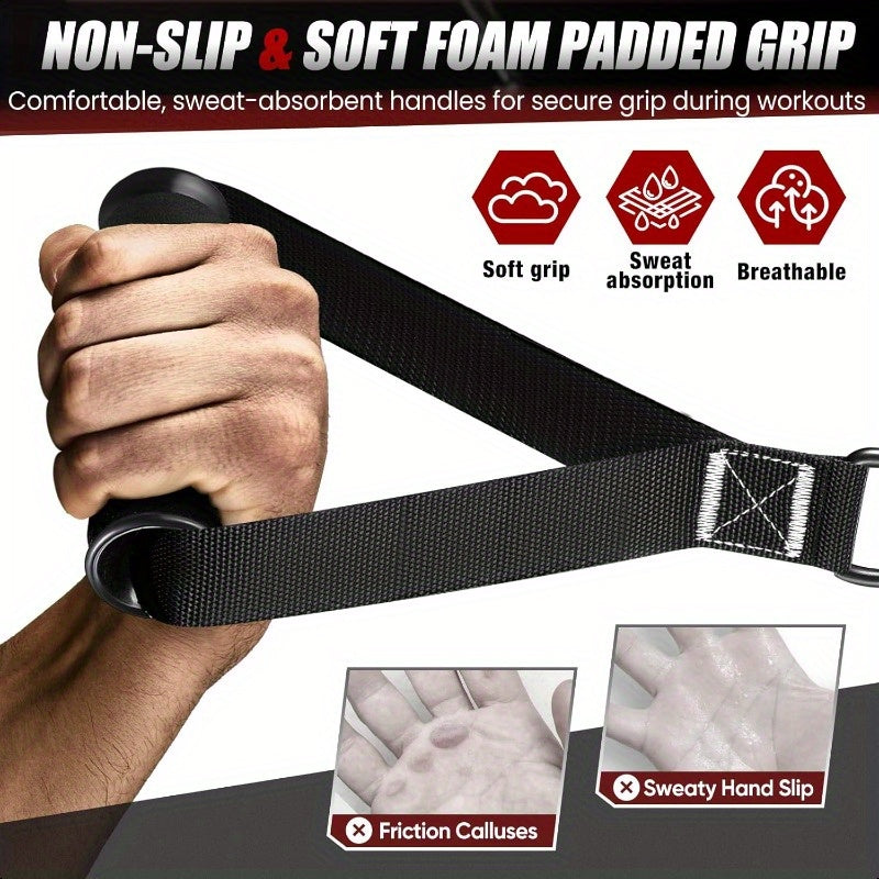 Resistance Bands Set 150lb 200lb 250lb HPYGN Exercise Resistance Bands with Handles 5 Tube Fitn Bands with Door Anchor Handles Portable Bag Legs Ankle Straps for Muscle Training