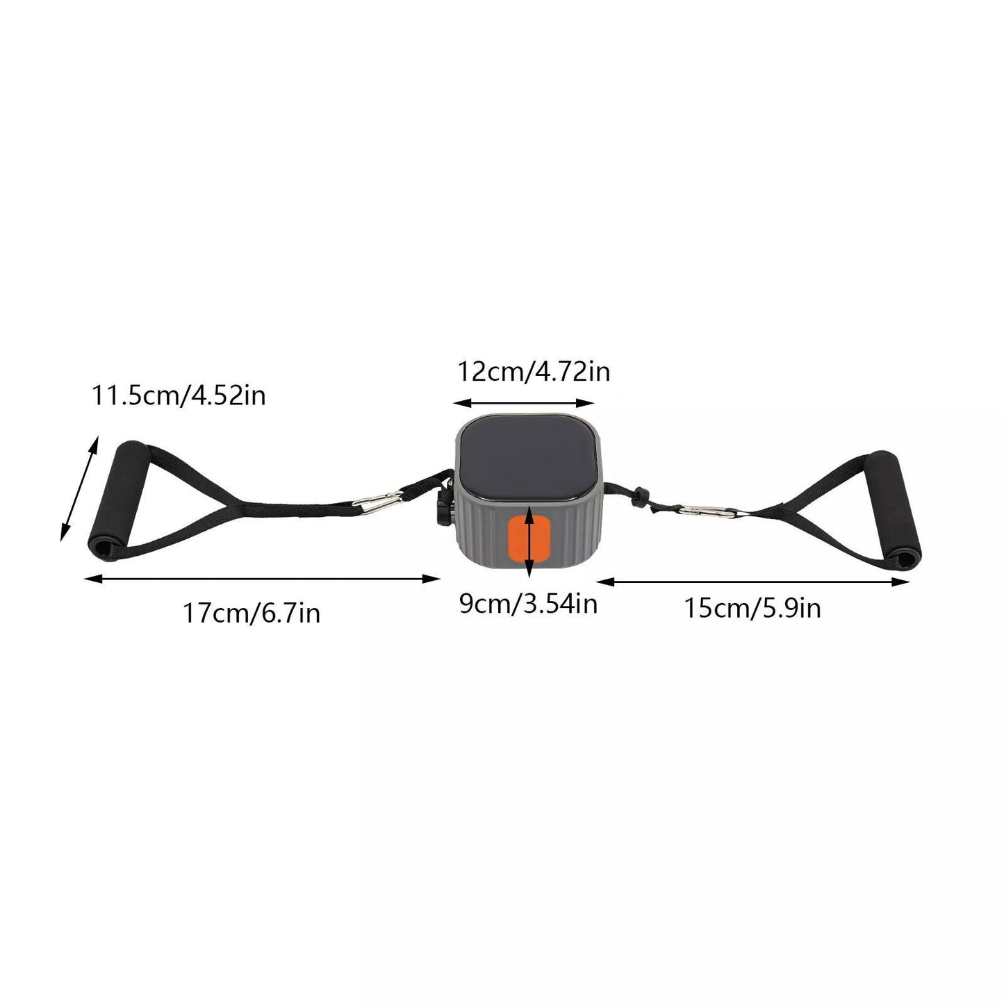 2pcs Adjustable Resistance Bands Set Portable Home Gym Workout Bands& Pump Set with Leg Straps & Handles Compact Travel Fitness Equipment Fitness Pump and Band Kit for Men & Women Strength Training Toning & Muscle Building